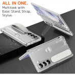 NINKI Samsung Galaxy Z Fold 7 Kickstandl Klf-Clear