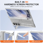 NINKI Samsung Galaxy Z Fold 7 Kickstandl Klf-Clear
