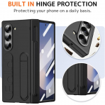 NINKI Samsung Galaxy Z Fold 7 Kickstandl Klf-Black 