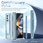 NINKI Kickstandl Galaxy Z Fold 6 Klf-Blue