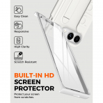 NINKI iPhone Duo Standl� Ekran Koruyuculu K�l�f-White