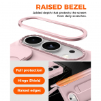 NINKI iPhone Duo Standl� Ekran Koruyuculu K�l�f-Pink