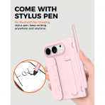 NINKI iPhone Duo Standl� Ekran Koruyuculu K�l�f-Pink