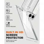 NINKI iPhone Duo Standl� Ekran Koruyuculu K�l�f-Clear
