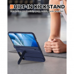 NINKI iPhone Duo Standl� Ekran Koruyuculu K�l�f-Blue