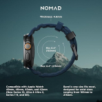 NOMAD Apple Watch 10 46mm Rocky Point Kay-Atlantic Blue