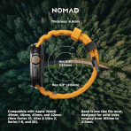 NOMAD Apple Watch 10 46mm Rocky Point Kay-Yellow