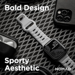 NOMAD Apple Watch Ultra 2/49mm Spor Kay-Lunar Gray