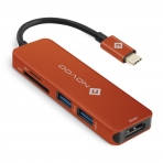 NOVOO USB C Hub/HDMI 4K Adaptr (Turuncu)