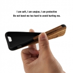 NeWisdom Apple iPhone 6 / 6S Teakwood Ahap Desenli Klf