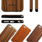 NeWisdom Apple iPhone 6 / 6S Teakwood Ahap Desenli Klf