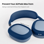 Nereides Airpod Max in Koruyucu Kulaklk Klf-Blue