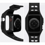 Nereides Apple Watch 7 Silikon Kay (45mm)-Black