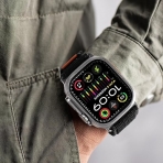 NewWays Apple Watch Ultra 2. Nesil ile Uyumlu Kay-Black