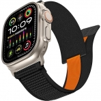 NewWays Apple Watch Ultra 2. Nesil ile Uyumlu Kay-Black