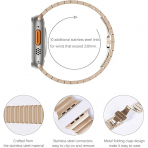 NewWays Apple Watch 46mm elik Kay-Original Gold