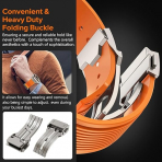 NewWays Apple Watch Ultra 3 Silikon Kay -Orange Titanium