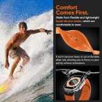 NewWays Apple Watch Ultra 3 Silikon Kay -Orange Black