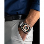 NewWays Apple Watch Ultra 3 Silikon Kay -White Black