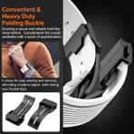 NewWays Apple Watch Ultra 3 Silikon Kay -White Black