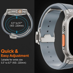 NewWays Apple Watch Ultra 3 Silikon Kay -Gray Titanium