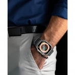 NewWays Apple Watch Ultra 3 Silikon Kay -Gray Black