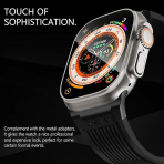 NewWays Apple Watch Ultra 3 Silikon Kay -Black Black