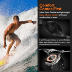 NewWays Apple Watch Ultra 3 Silikon Kay -Black Black