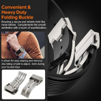 NewWays Apple Watch Ultra 3 Silikon Kay -Black Titanium