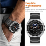 NewWays Galaxy Watch 9/8 Grade 2 Titanyum Metal Kay��-Black