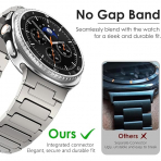 NewWays Galaxy Watch 9/8 Grade 2 Titanyum Metal Kay��-Titanium