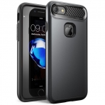 NexCase Apple iPhone 7 Armored Hybrid Klf-Metallic Gray
