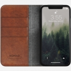 Nomad iPhone X Deri Czdan Klf