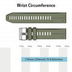 NotoCity Garmin Fenix 5S Plus Silikon Kay-Army Green