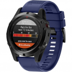 ANCOOL Garmin Fenix 7X/6X/5X Uyumlu Kay -Dark Blue