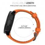 NotoCity Garmin Instinct Silikon Kay-Orange