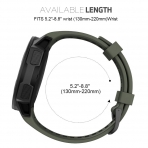 NotoCity Garmin Instinct Silikon Kay-Army Green