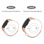 NotoCity Garmin Vivosmart HR elik Kay (Small)-Rose Gold