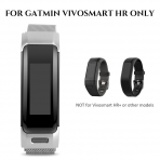 NotoCity Garmin Vivosmart HR elik Kay (Small)-Silver