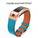 NotoCity Garmin Vivofit 2 Deri Kay-Blue