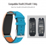 NotoCity Garmin Vivofit 2 Deri Kay-Blue