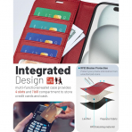 OCASE Apple iPhone Air C�zdan K�l�f-Dark Red