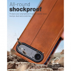 OCASE Apple iPhone Air C�zdan K�l�f-Brown