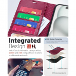 OCASE Apple iPhone Air C�zdan K�l�f-Burgundy