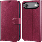 OCASE Apple iPhone Air C�zdan K�l�f-Burgundy