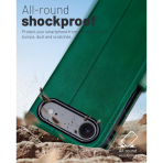 OCASE Apple iPhone Air C�zdan K�l�f-Blackish Green