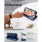 OCASE Apple iPhone Air C�zdan K�l�f-Blue