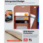 OCASE Apple iPhone 16e Czdan Klf-Brown