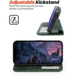 OCASE Apple iPhone 16e Czdan Klf-Blackish Green