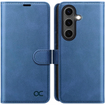 OCASE Samsung Galaxy S25 Deri Czdan Klf-Light Blue